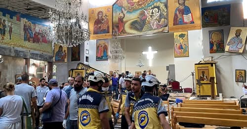 Mar Elias Church Damascus Suicide: Bomber Kills At Least 15 Worshippers in First Attack Since Assad’s Fall in Syria